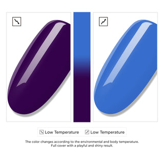 Bluesky Temperature Changing Gel Polish - CHEEKY V - TC048