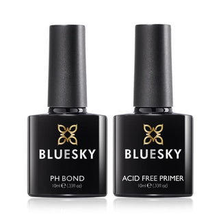 PH Bond & Acid Free Primer Duo (Bundle) bottles and colour swatches