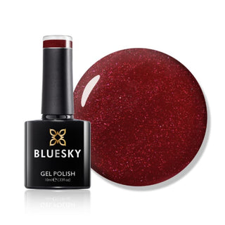 Bluesky Gel Polish - XMAS2102 - My Only Wish bottle and colour swatch