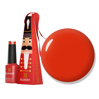 Bluesky Christmas Exclusive Bauble - 5ml - Nutcracker's Got Nuts bottle and colour swatch