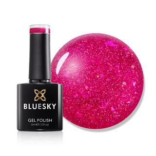 Bluesky Gel Polish - XMASS2206 - Merry and Bright bottle and colour swatch