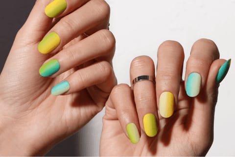 Spring manicure, Bluesky Spring Collection