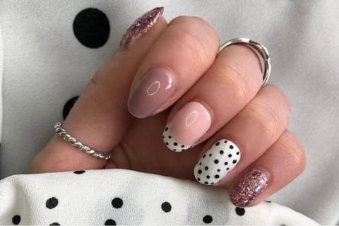 Dot To Dot Nail Design