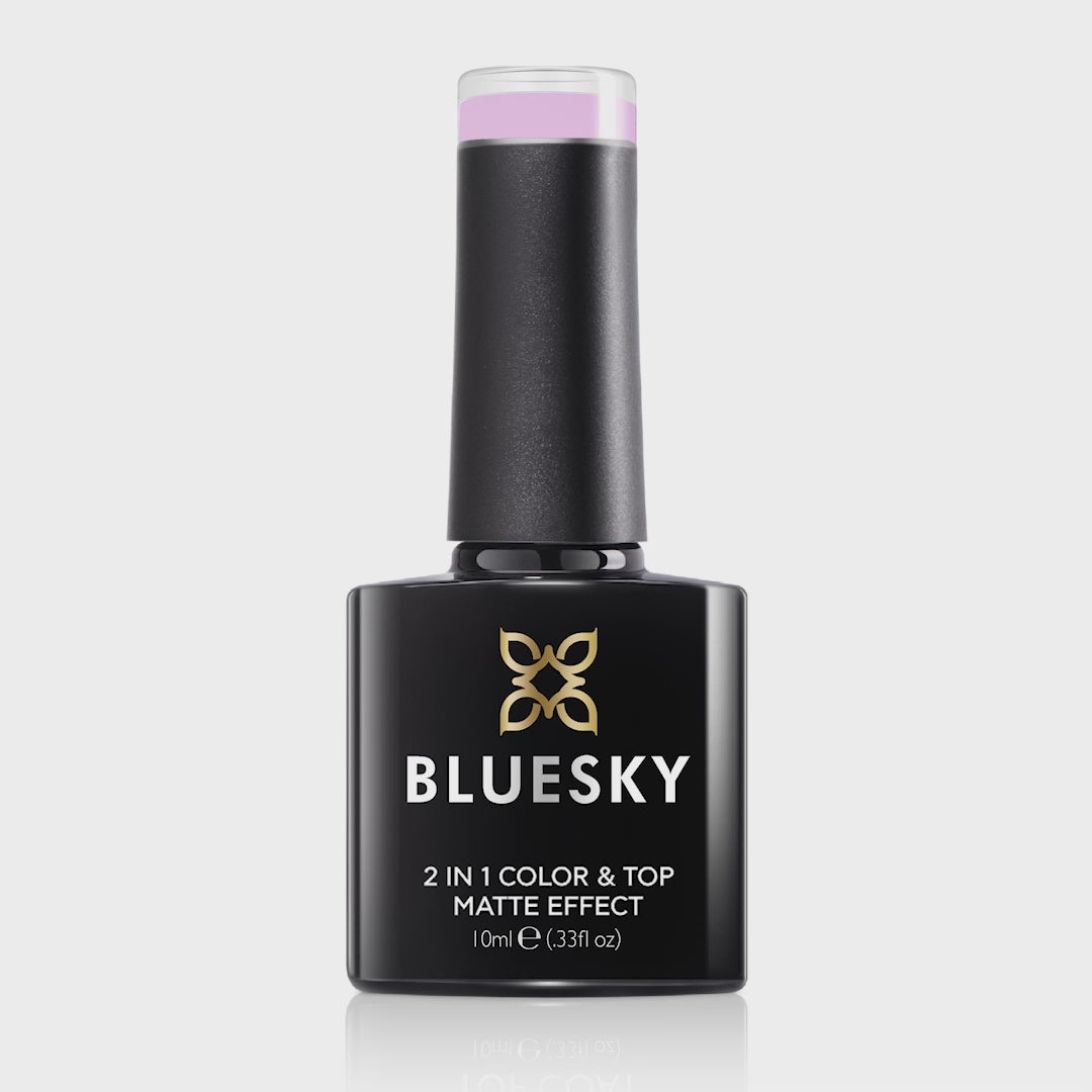 Bluesky 2 in 1 Matte Colour & Top Gel Polish - LPT04 - Lilac Whispers