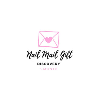 Bluesky Nail Mail Discovery Gifting -  3 Month Subscription bottle and colour swatch