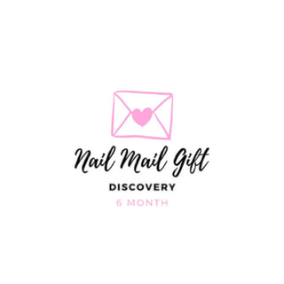 Bluesky Nail Mail Discovery Gifting -  6 Month Subscription bottle and colour swatch