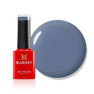 Bluesky Gel Polish Mini - GREY SHADOW - 63927 bottle and colour swatch