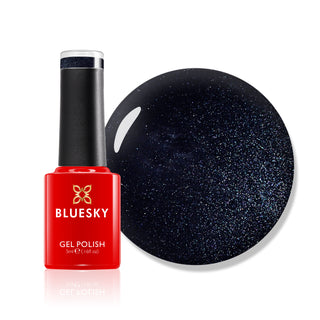 Bluesky Gel Polish Mini - OVERTLY ONYX - 80540 bottle and colour swatch