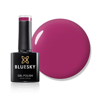 Bluesky Gel Polish - ROSE TAFFETTA - 80584 bottle and colour swatch