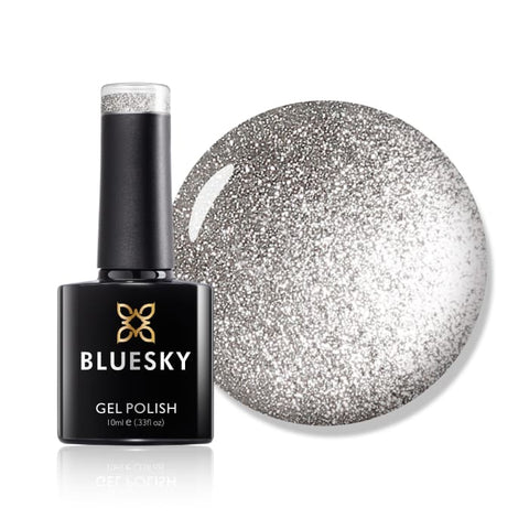 Bluesky Gel Polish - SILVER GLITTER - A018 - Gel Polish