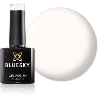 Bluesky Gel Polish - A049 - Milky White bottle and colour swatch