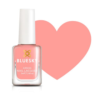 Bluesky Kids Airkiss Nail Polish - Sandcastle bottle and colour swatch