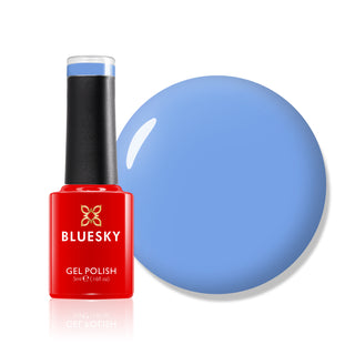 Bluesky Gel Polish Mini - BLUE IRIS - A101 bottle and colour swatch