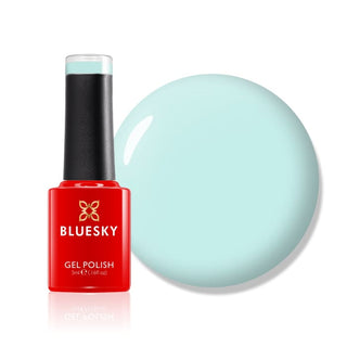 Bluesky Gel Polish Mini - TURQUOISE BLUE - A103 bottle and colour swatch