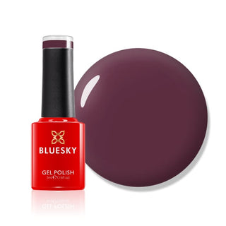 Bluesky Gel Polish Mini - Marvellous Mauve - AS164 bottle and colour swatch