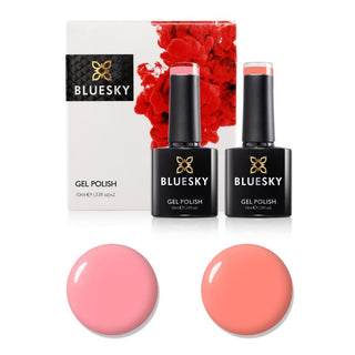 Bluesky Gel Polish Set - Anniversary Set 11 bottles and colour swatches