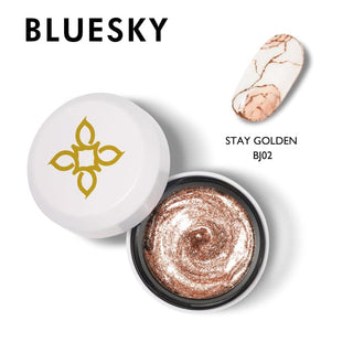 Bluesky Metallic Sparkle Gel Paint - STAY GOLDEN