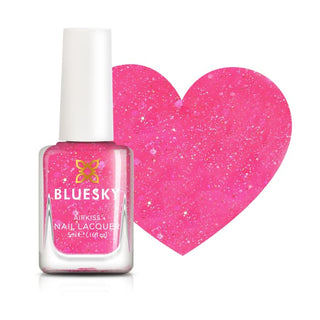 Bluesky Kids Airkiss Nail Polish - Pixie Dust bottle and colour swatch