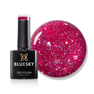 Bluesky Gel Polish - Lady Danger - BLZ59 bottle and colour swatch