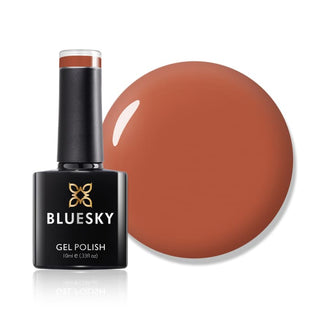 Bluesky Gel Polish - BURNT CLAY - CS19 bottle and colour swatch