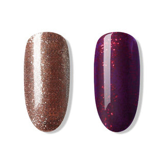 Bluesky Christmas Gel Polish Duo Set - Tinsel Toast & Ruby Ritz