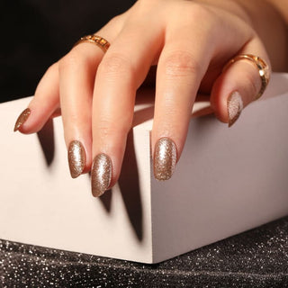 Bluesky Gel Polish - PLATINUM-04 - Champagne Sparkle product image