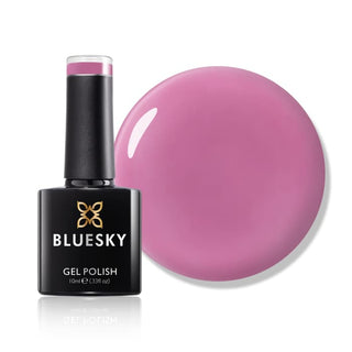 Bluesky Gel Polish - CHERRY DROP - PASTEL 04 bottle and colour swatch