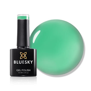 Bluesky Gel Polish - FEEL THE FUNK - GLAZE 08 bottle and colour swatch