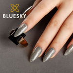 Bluesky Glitter Top Coats Gel Nail Polish Set - 6 x 10ml