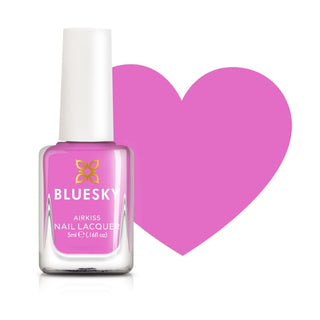 Bluesky Kids Airkiss Nail Polish - Wow bottle and colour swatch