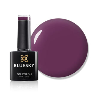 Bluesky Gel Polish - MAHOGANY - FW07 bottle and colour swatch