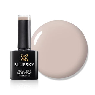 Bluesky Ridge Filler Base Coat - MB07 - Nude bottle and colour swatch