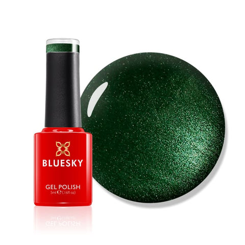 Bluesky Gel Polish Mini - Dark Green Sparkle - 80541