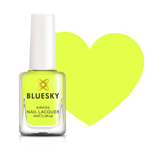 Bluesky Kids Airkiss Nail Polish - Zing bottle and colour swatch