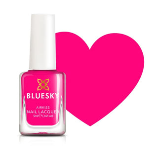 Bluesky Kids Airkiss Nail Polish - Pop bottle and colour swatch