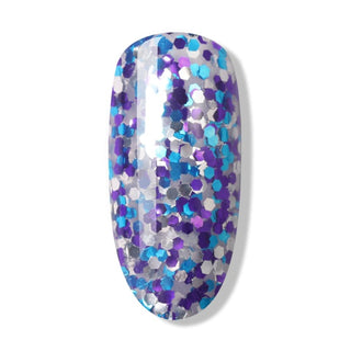 Bluesky Limited Edition Gel Polish - Platinum Jubilee colour on nail tip