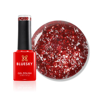 Bluesky Gel Polish Mini - Red Million - S11N bottle and colour swatch