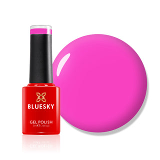 Bluesky Gel Polish Mini - Beach Party - SS2024 bottle and colour swatch