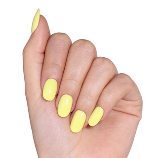 Bluesky It's Time For You pastel yellow gel nail polish