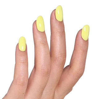 Bluesky It's Time For You pastel yellow gel nail polish