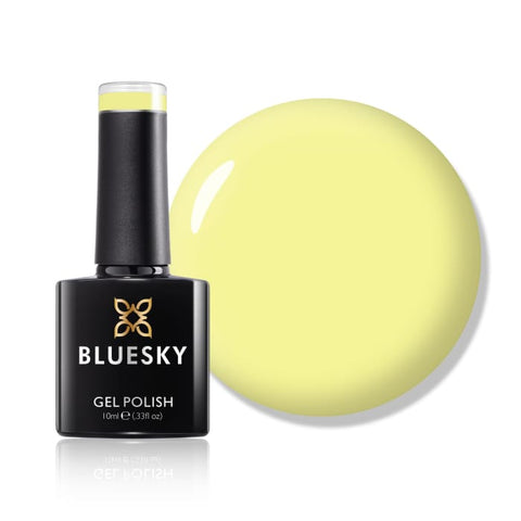 Bluesky It's Time For You pastel yellow gel nail polish