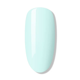 Bluesky Run The World pale blue gel nail polish