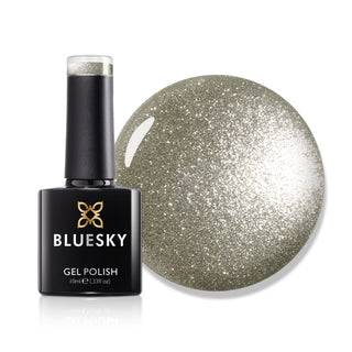 Bluesky 5D Cat Eye Gel - SPARKLING LIGHTS - SW04 bottle and colour swatch