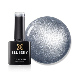 Bluesky 5D Cat Eye Gel - THE ROYAL ROAD - SW05 bottle and colour swatch