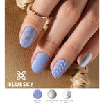 Serenity Gel Polish, Blue Gel Polish, Light Blue Nails
