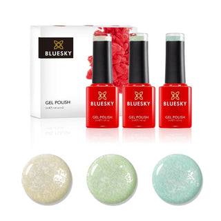 Bluesky Mini Trio Set Snowfall Set 2 - 5ml bottles and colour swatches