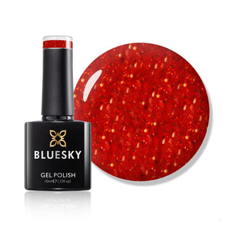 Bluesky Gel Polish - VIP13 - Orange Tree bottle and colour swatch