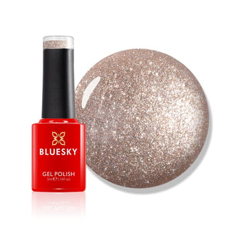 Bluesky Gel Polish Mini - Golden Star bottle and colour swatch