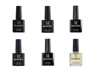 Bluesky Essentials Top and Base Set 6 x 10ml