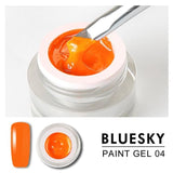 Bluesky Gel Paint - ORANGE - #DK04 - Gel Paint